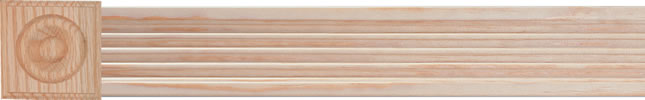 5000: Oak Fluted Door Casing Set | House Of Fara - Solid Wood Mouldings ...